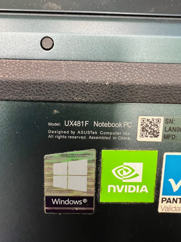Asus Zenbook Duo UX481F