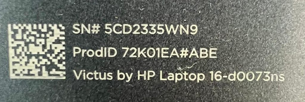 Reparación y refuerzo de bisagra / limpieza interna de un HP Victus 16-d0073ns
