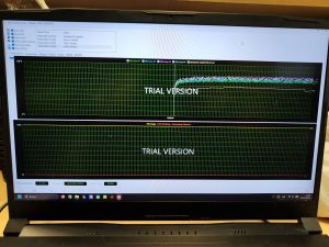 Resultados del test de estrés AIDA64 mostrando temperaturas estables tras el mantenimiento térmico.